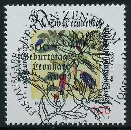 BRD BUND 2001 Nr 2161 ESST zentrisch gestempelt 636E82