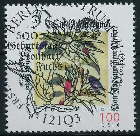 BRD BUND 2001 Nr 2161 ESST zentrisch gestempelt 636E8A