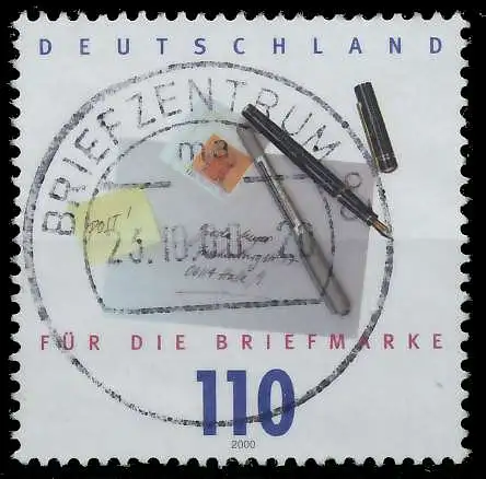 BRD BUND 2000 Nr 2148 zentrisch gestempelt 636F42