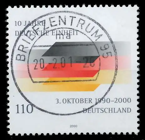BRD BUND 2000 Nr 2142 zentrisch gestempelt 636F6A