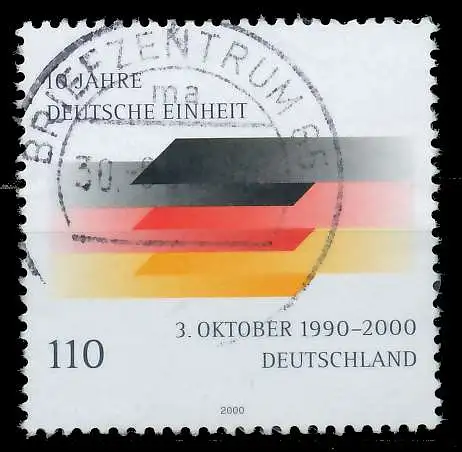 BRD BUND 2000 Nr 2142 zentrisch gestempelt 636F66