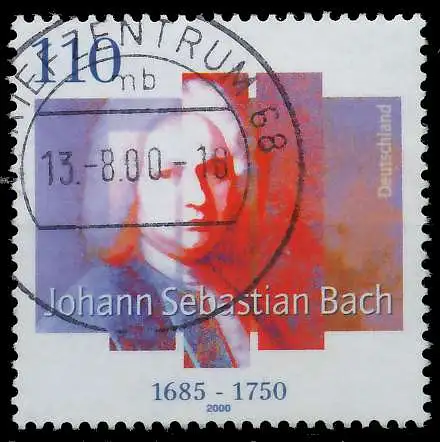 BRD BUND 2000 Nr 2126 gestempelt 63B076