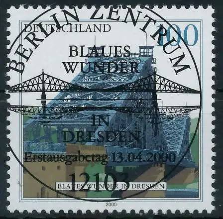 BRD BUND 2000 Nr 2109 ESST zentrisch gestempelt 63B3AA