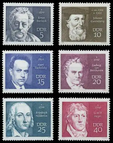 DDR 1970 Nr 1534-1539 postfrisch S272CF6