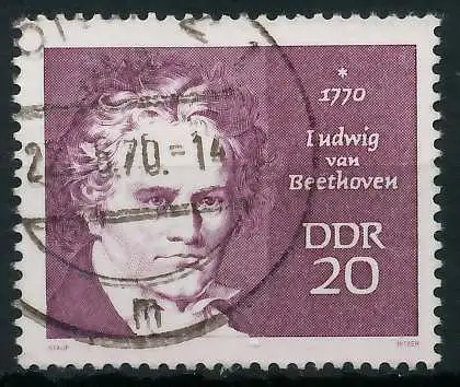 DDR 1970 Nr 1537 gestempelt 63B44E