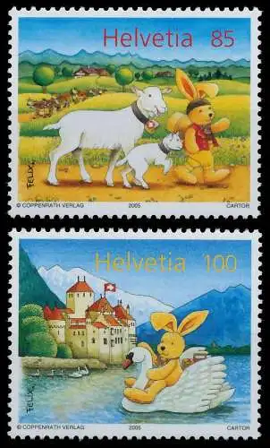 SCHWEIZ 2005 Nr 1923-1924 postfrisch 641F76