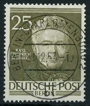 BERLIN 1952 Nr 98 zentrisch gestempelt 642142