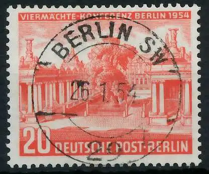 BERLIN 1954 Nr 116 zentrisch gestempelt 642182