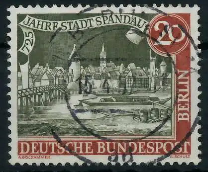 BERLIN 1957 Nr 159x zentrisch gestempelt 6421C2