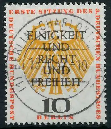 BERLIN 1957 Nr 174 zentrisch gestempelt 6421D6