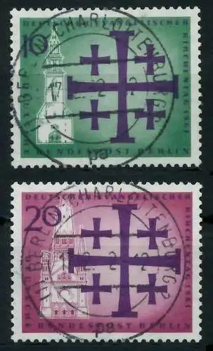 BERLIN 1961 Nr 215-216 zentrisch gestempelt 642272