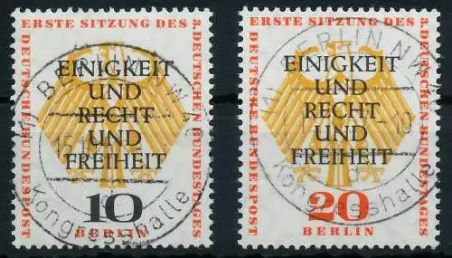 BERLIN 1957 Nr 174-175 EST zentrisch gestempelt 64236A