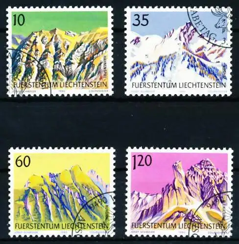 LIECHTENSTEIN 1990 Nr 1000-1003 gestempelt SA18FA6