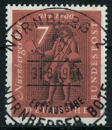 BRD BUND 1961 Nr 365 ESST zentrisch gestempelt 64253A