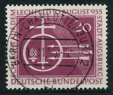 BRD BUND 1955 Nr 216 zentrisch gestempelt 642602