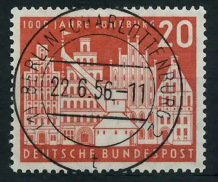 BRD BUND 1956 Nr 230 zentrisch gestempelt 64263A