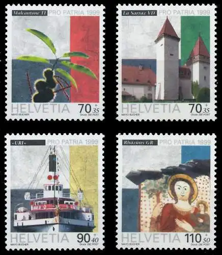 SCHWEIZ PRO PATRIA Nr 1681-1684 postfrisch 64BDAE