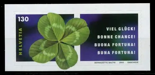 SCHWEIZ 2003 Nr 1860Zf postfrisch WAAGR PAAR 64C00E