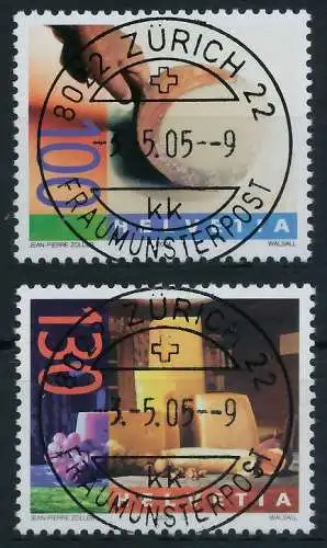 SCHWEIZ 2004 Nr 1890-1891 zentrisch gestempelt 64C2D2