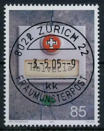 SCHWEIZ 2004 Nr 1878 zentrisch gestempelt 64C2E2