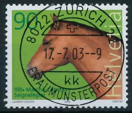 SCHWEIZ 2003 Nr 1829 zentrisch gestempelt 64C32A