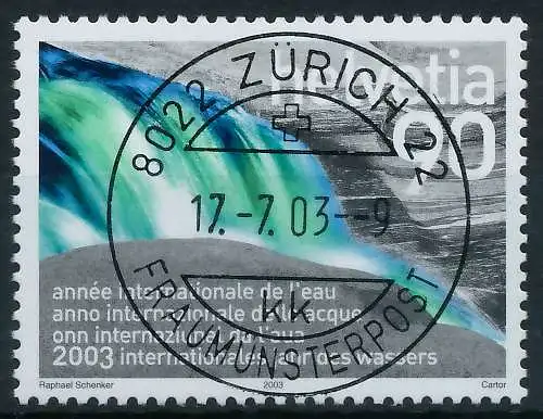 SCHWEIZ 2003 Nr 1830 zentrisch gestempelt 64C346