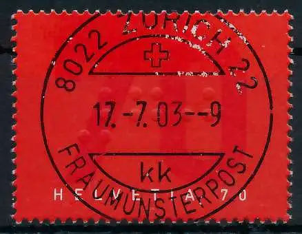 SCHWEIZ 2003 Nr 1828 zentrisch gestempelt 64C36E