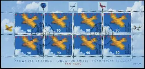 SCHWEIZ BLOCK KLEINBOGEN 2000-2009 Nr 1747 ESST 64C406