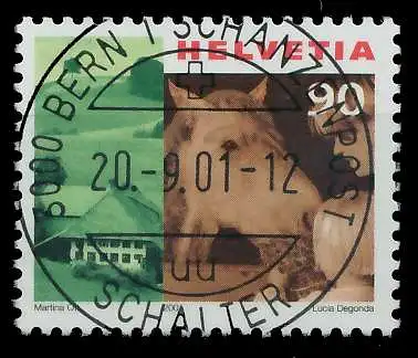 SCHWEIZ 2001 Nr 1769 zentrisch gestempelt 64C41A