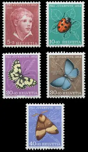 SCHWEIZ PRO JUVENTUTE Nr 575-579 postfrisch 657672