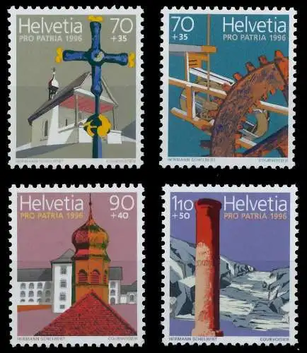 SCHWEIZ PRO PATRIA Nr 1577-1580 postfrisch 6576D2