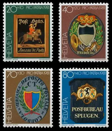 SCHWEIZ PRO PATRIA Nr 1199-1202 postfrisch 65771E