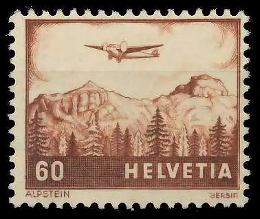 SCHWEIZ FLUGMARKEN Nr 390 postfrisch 65789A