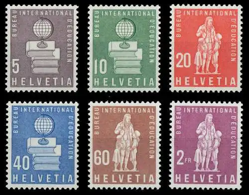 SCHWEIZ ÄMTER BIE Nr 40-45 postfrisch 6578CA