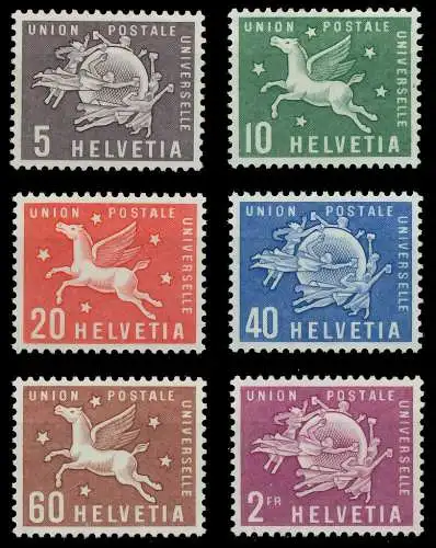 SCHWEIZ ÄMTER UPU Nr 1-6 postfrisch 6578D2