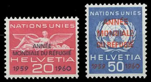 SCHWEIZ ÄMTER ONU Nr 31-32 ungebraucht 65792A