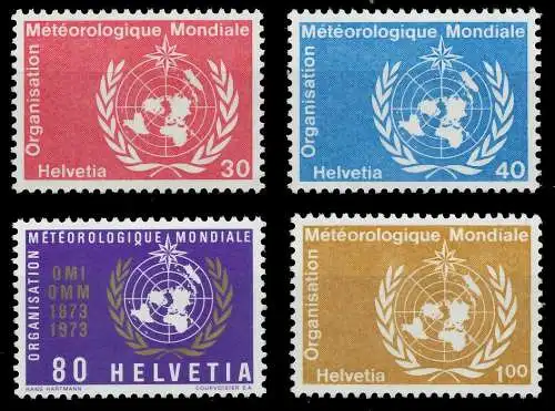 SCHWEIZ ÄMTER OMM Nr 10-13 ungebraucht 657956