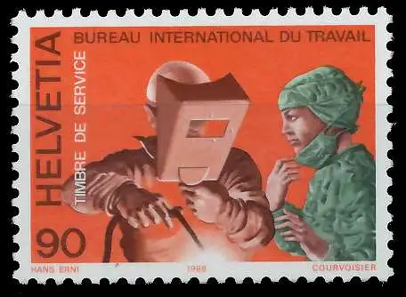 SCHWEIZ ÄMTER BIT Nr 109 postfrisch 6579AA