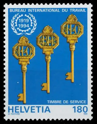 SCHWEIZ ÄMTER BIT Nr 110 postfrisch 65799E