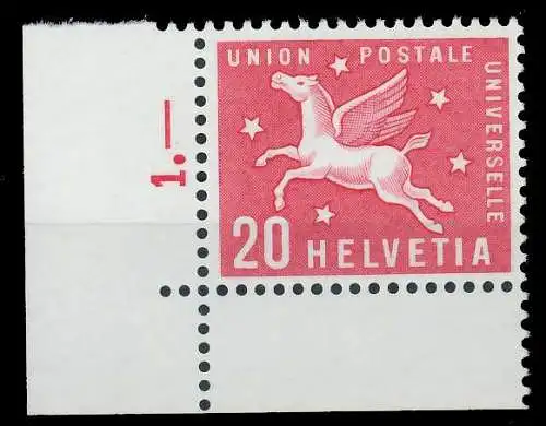 SCHWEIZ ÄMTER UPU Nr 3 postfrisch ECKE-ULI 6579C2
