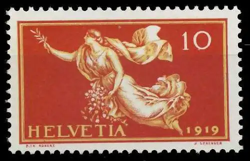 SCHWEIZ 1919 Nr 147 postfrisch 657A1A