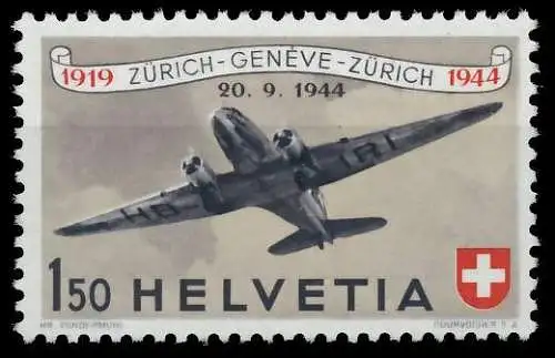 SCHWEIZ FLUGMARKEN Nr 438 ungebraucht 657A3E