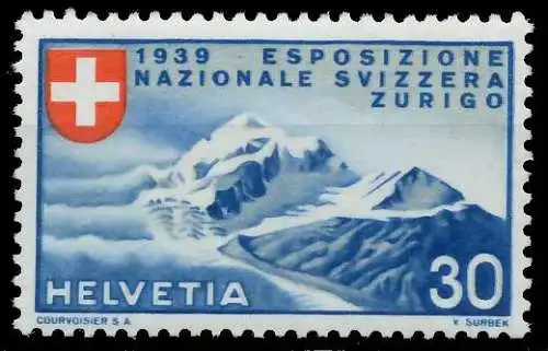 SCHWEIZ 1939 Nr 343 postfrisch 657A52