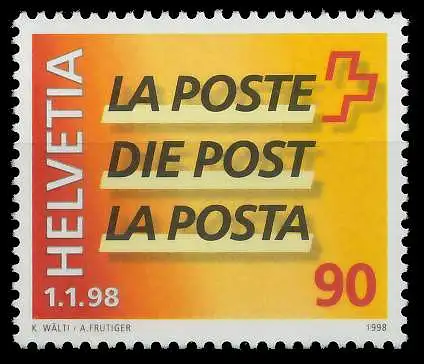 SCHWEIZ 1998 Nr 1637 postfrisch 657B4A