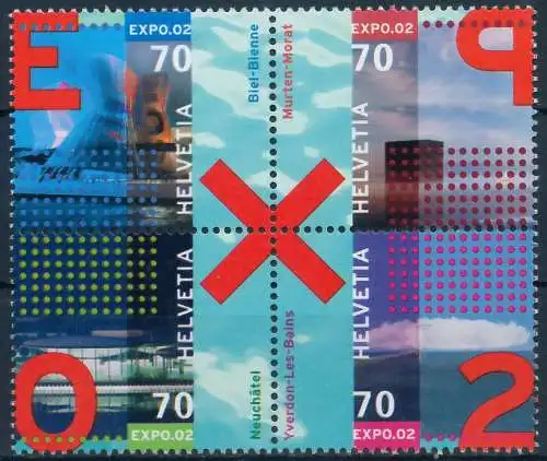 SCHWEIZ ZUSAMMENDRUCK Nr 1785VBa-1788VBa postfrisch VIE S2A5C4E