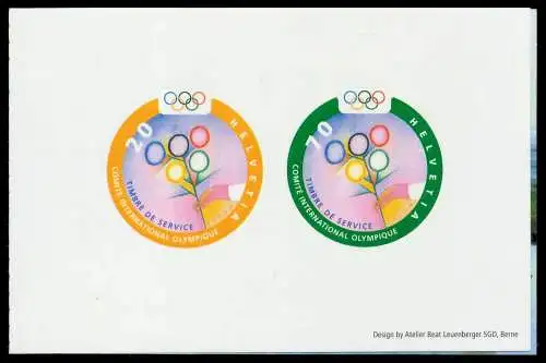 SCHWEIZ ÄMTER CIO Nr HB1 postfrisch HB S2A5D46