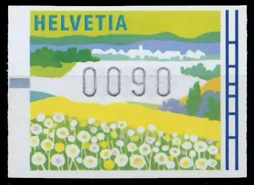 SCHWEIZ AUTOMATENMARKEN 1996 Nr 7 postfrisch S2A5EC2