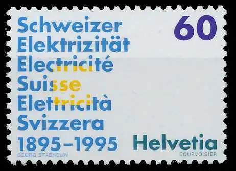 SCHWEIZ 1995 Nr 1541 postfrisch 66907E