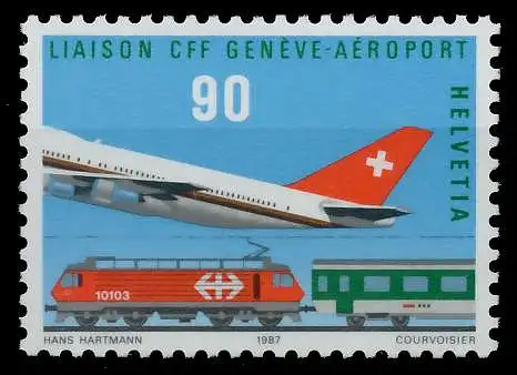 SCHWEIZ 1987 Nr 1338 postfrisch 66EA86