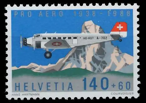 SCHWEIZ FLUGMARKEN Nr 1369 postfrisch 66EAFE